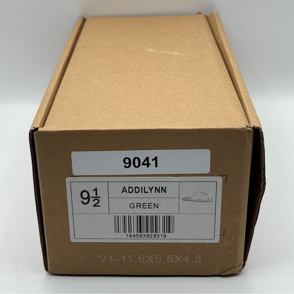 Journee Addilynn Slides Green Size 9.5 - Picture 6 of 6